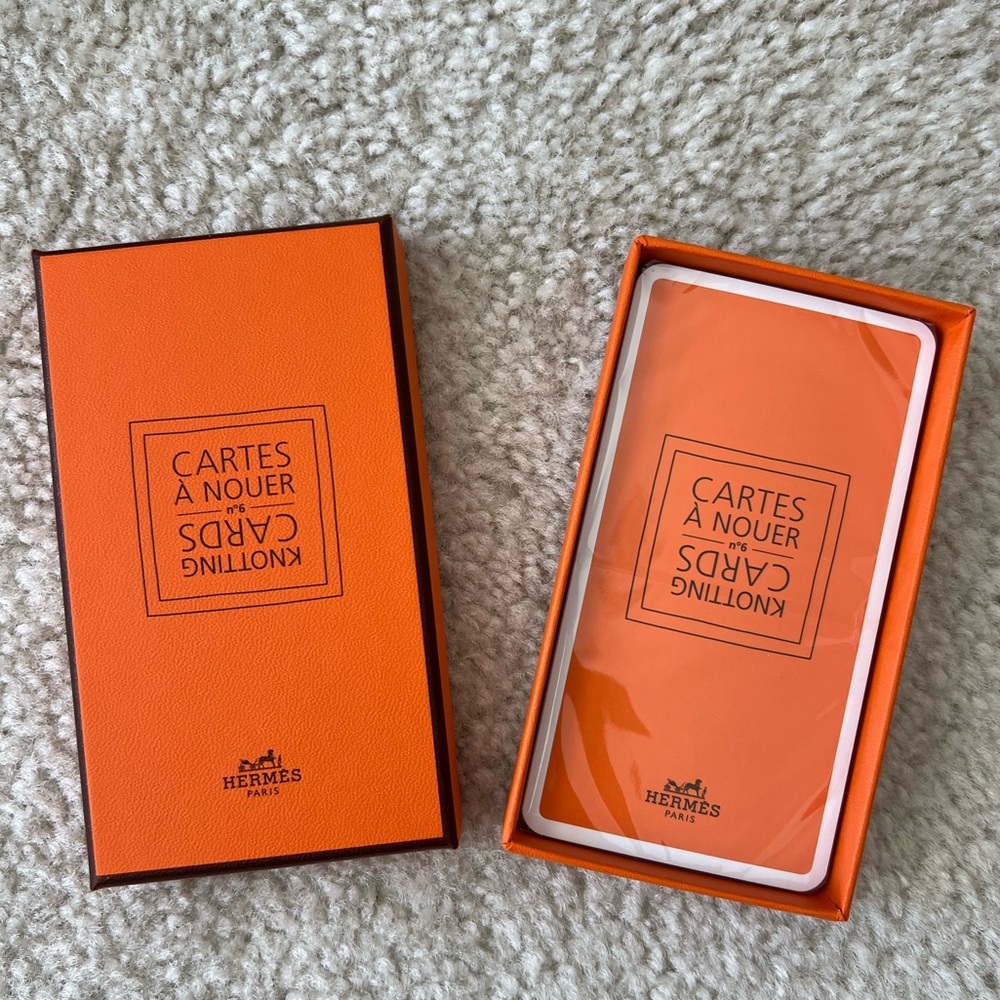 Hermes Knotting Cards No. 6 - original, authentic packaging!